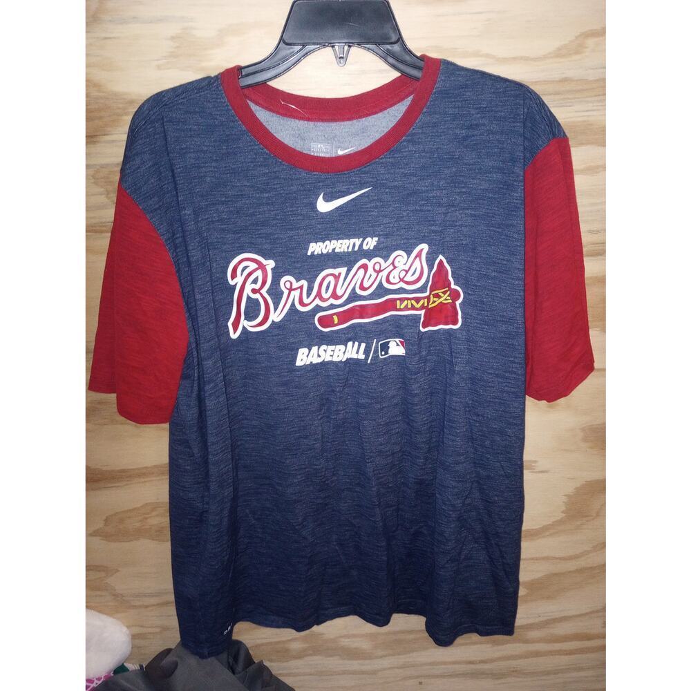 Men's Nike Atlanta Braves Tshirt XL Dri-Fit